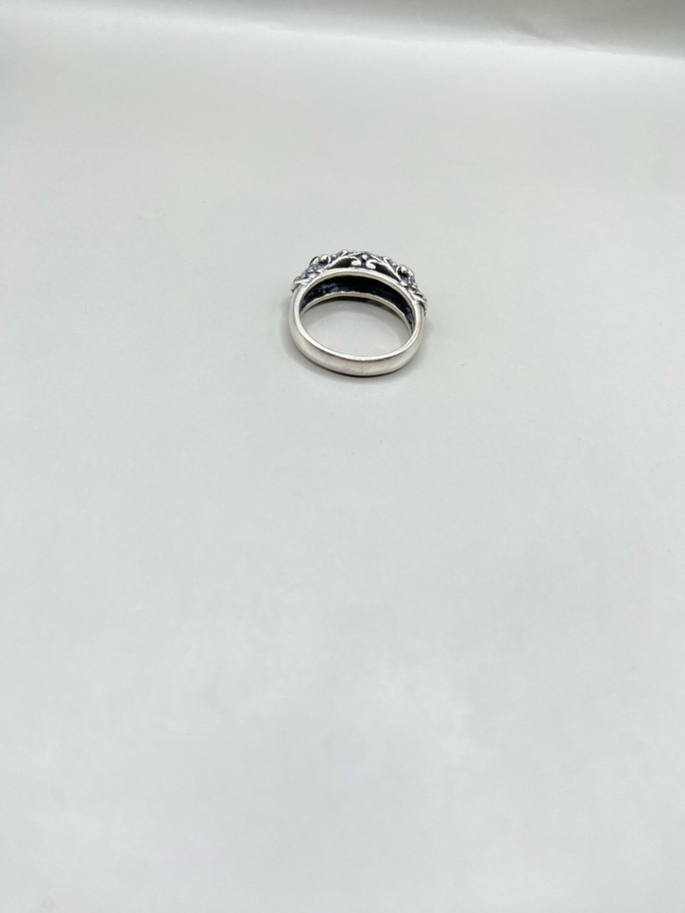 Carolyn Pollack Sterling Silver Five Stone Black Onyx Ring - Picture 7 of 9